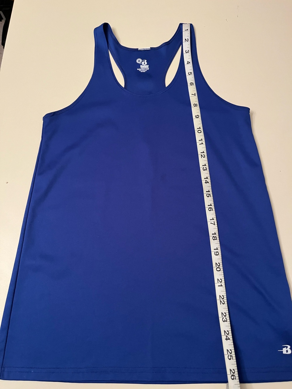 Badger Sport Women’s Blue Racerback Performance Tank Top Medium Brand New
